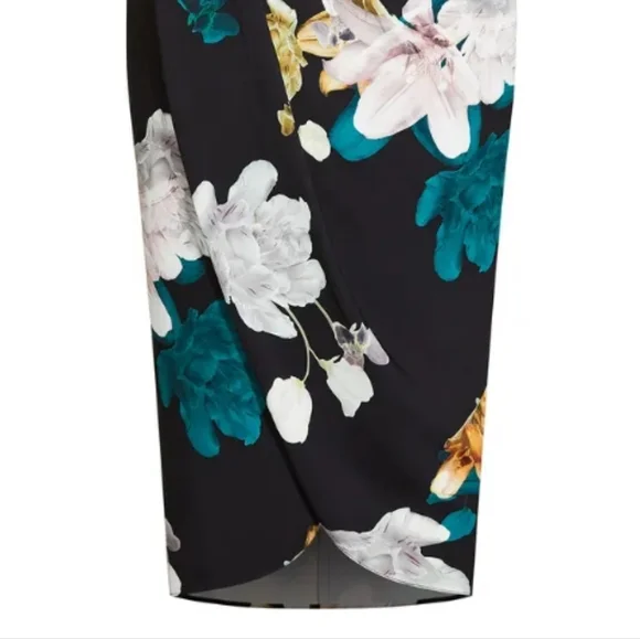 City Chic Off Shoulder Floral Dress - Picture 11 of 13